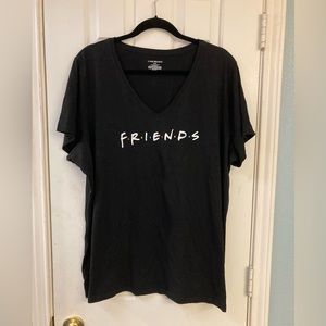Lane Bryant “Friends” tshirt, black